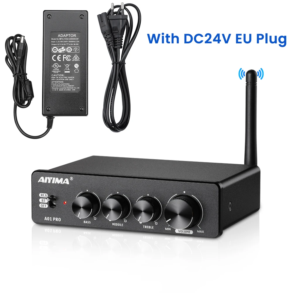 AIYIMA A01 PRO Bluetooth TPA3116D2 パワーアンプ HIFI サウンド