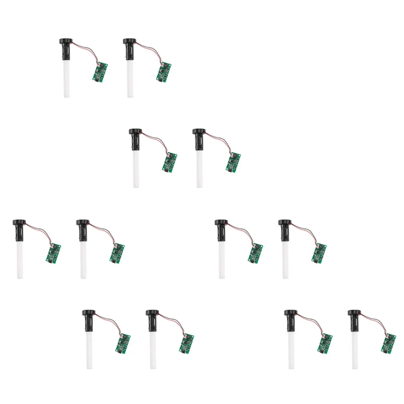 

Набор из 12 мини-увлажнителей USB: плата управления, пленка для распыления тумана, атомайзер, комплект для самостоятельной сборки - B27C