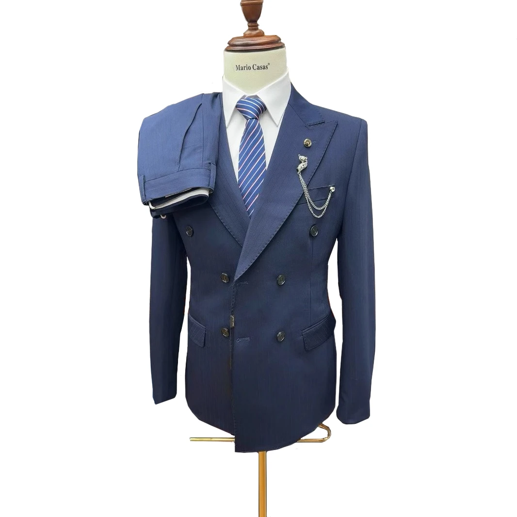 

Men's Suit Sets Four Seasons 2-piece Male Wedding Host Blazer/Jacket +Trousers Casual Men's Best Man's Home Business Suit Set