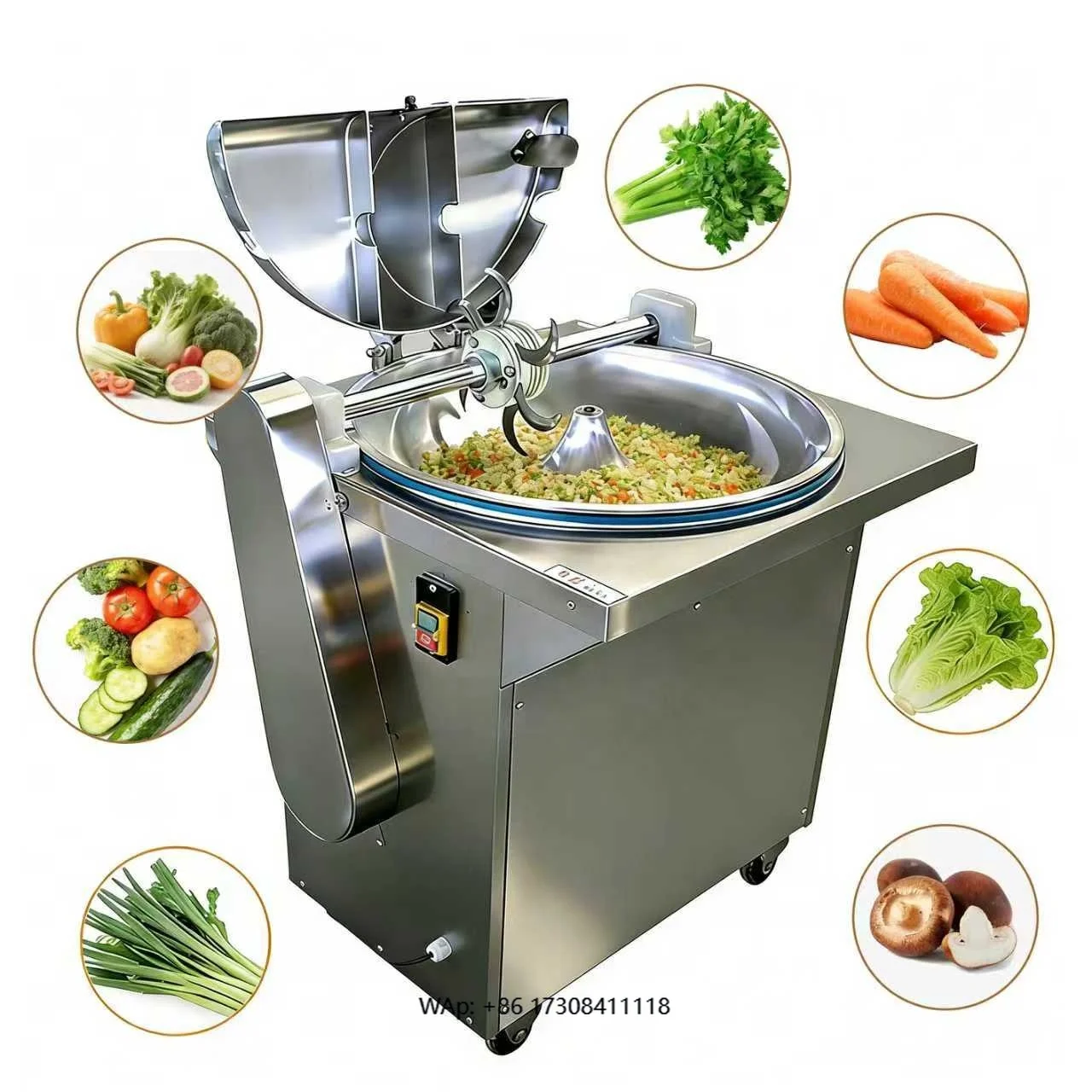 Fruit and vegetable processing machine Electric vegetable cutter Vegetable grinder