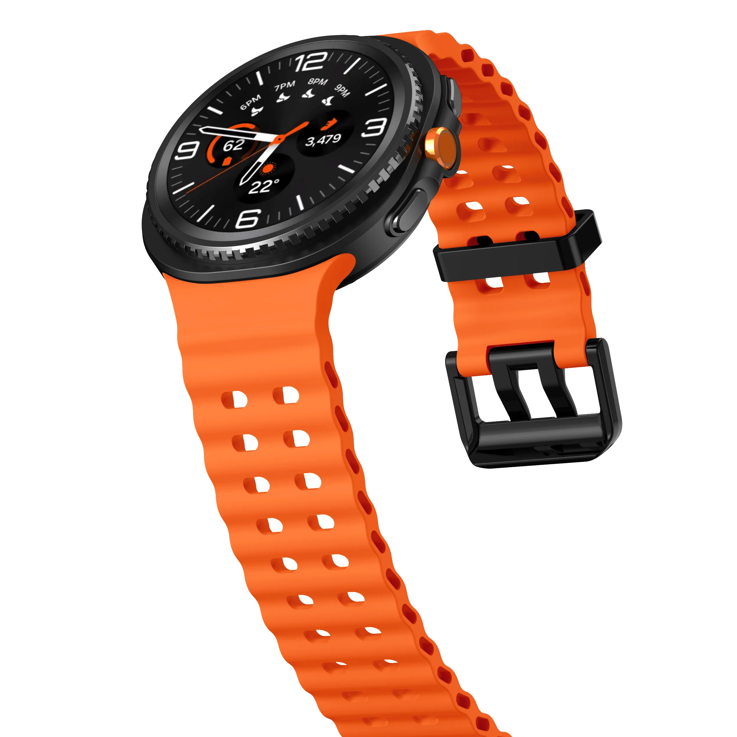 Cinturino in caucciù Ocean per Samsung Galaxy 8 40 44mm/8 Classic Sport Uomo Donna Cinturino in silicone per Galaxy 8 Classic/44mm 40mm Band