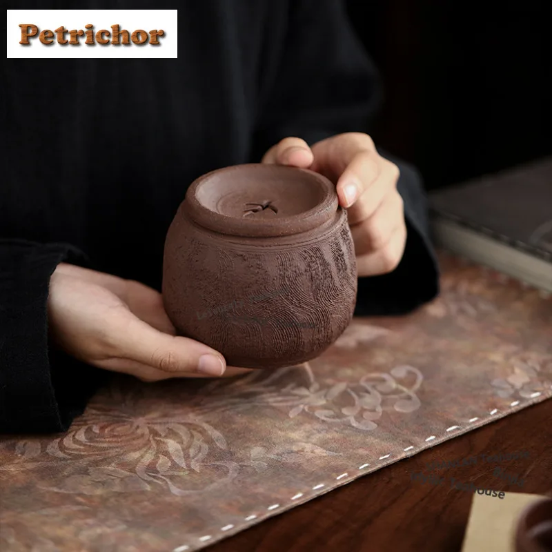 Purple Clay Perfect Jianshui Washing Cup Bowl Tea Residue Bucket Water Washing Slag Tank Chaxi Tea Items Supplies Decoration