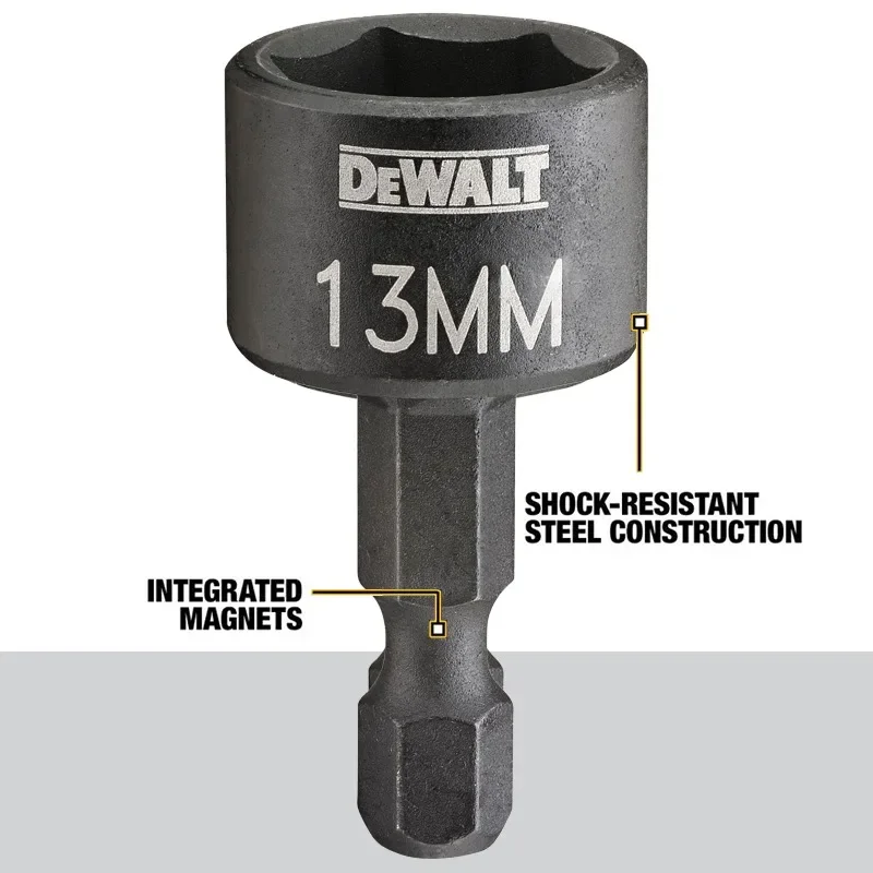 DEWALT N597434/DT7462 N597284/DT7463 Compact Nut 8/10/13MM Driver Power Tool Accessories