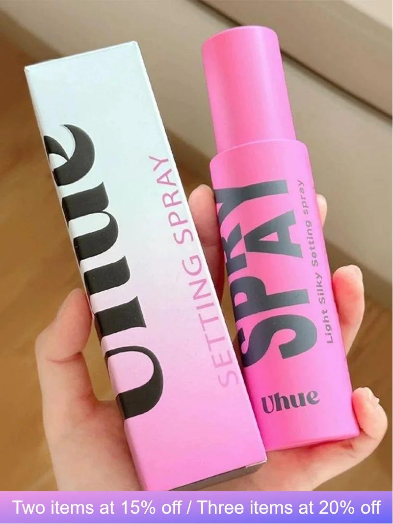 

Uhue Makeup Setting Spray Long-lasting Quicker Fixer Non-Sticky with Oil Control Hydrate Lasting & Glossy Matte Beauty Cosmetics
