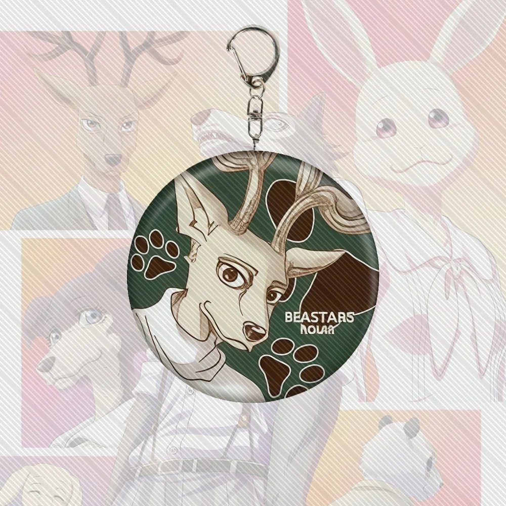 6CM New Anime BEASTARS Acrylic Keychain Cosplay Charm Characters Ornament Accessories Good Christmas Gifts