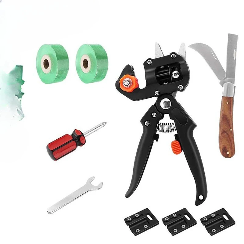 

Garden grafting set, grafting shears, knife, seedling grafting machine