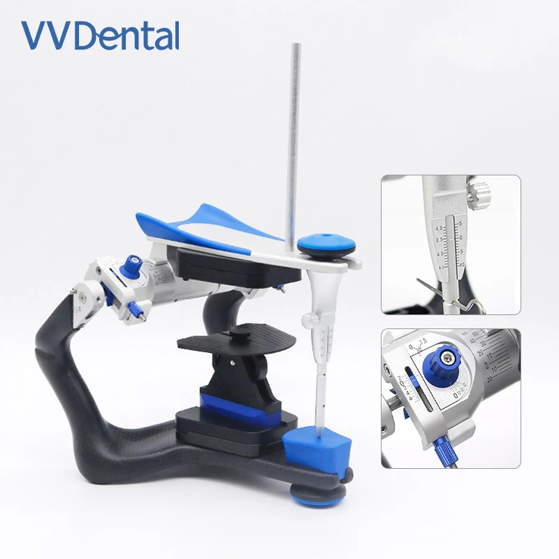 

Dental Oral Full Adjustable Anatomical Articulator Complete Kit Articulator Accurate Scale Plaster Model Dental Lab Equipment