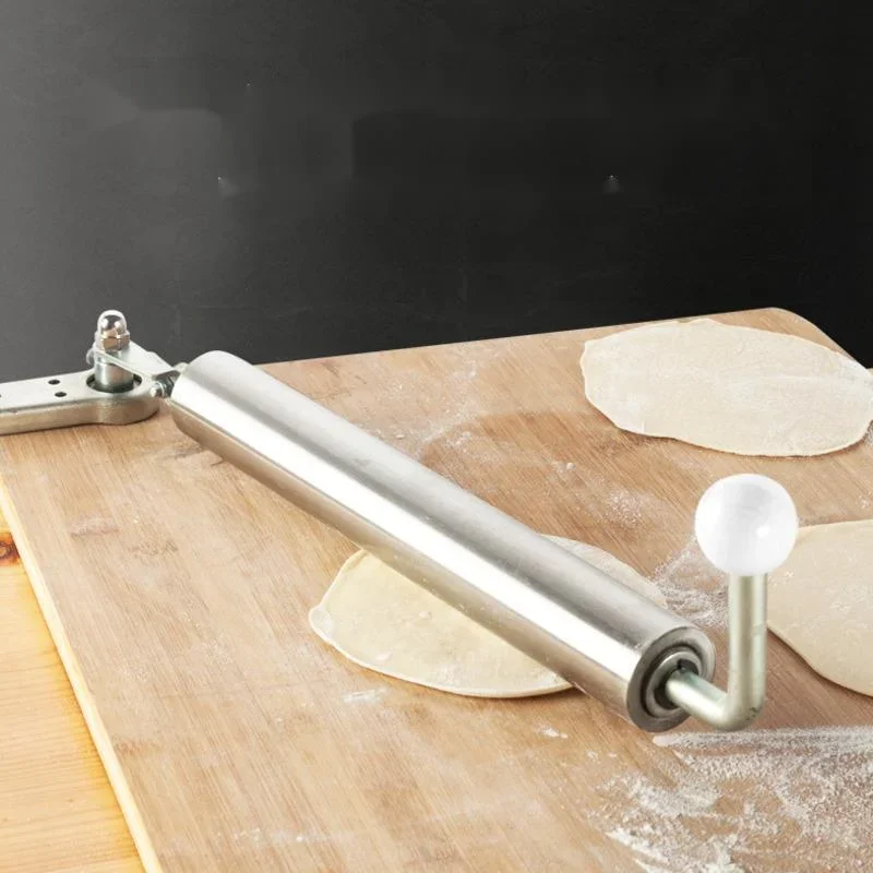 

304 Stainless Steel Rolling Pin Artifact Household Dumpling Skin Special Tools Do Not Stick Roller Pressure Surface Stick