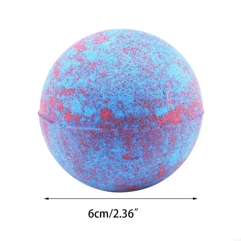 28ta 6pcs/مجموعة القنابل الحمام المصنوعة يدويًا مع ألعاب srowporse داخل الملح الملون الطبيعي للزيوت الطبيعية الملونة الملونة