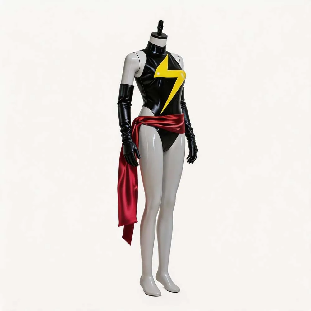 Carol Danvers Jumpsuit Cosplay Costumes Anime Character Halloween Party Costume Performance Clothes for Adults view 4