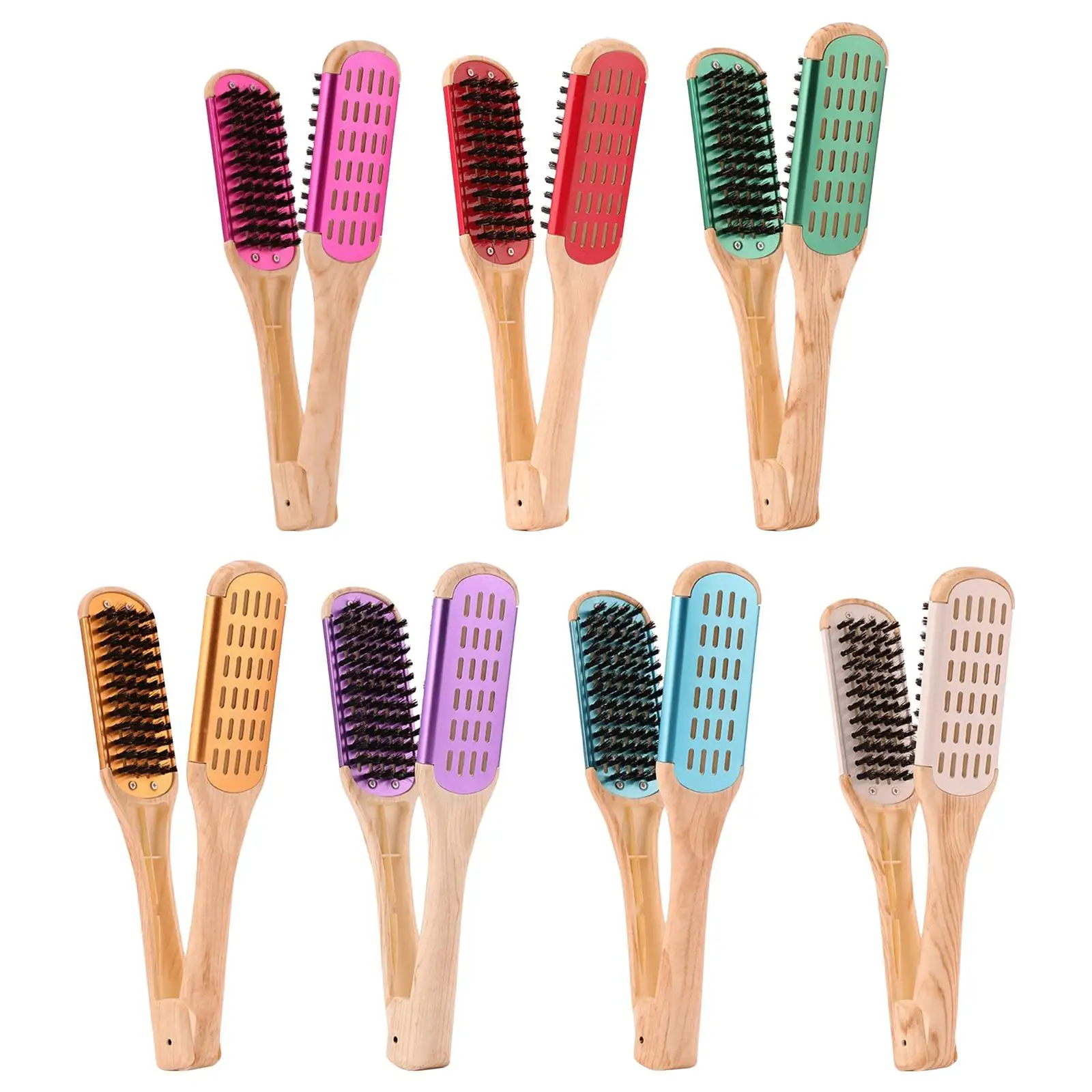 

Double Side Hair Brush Comb Straightener Hair Styling Comb for Hair Hairdressing