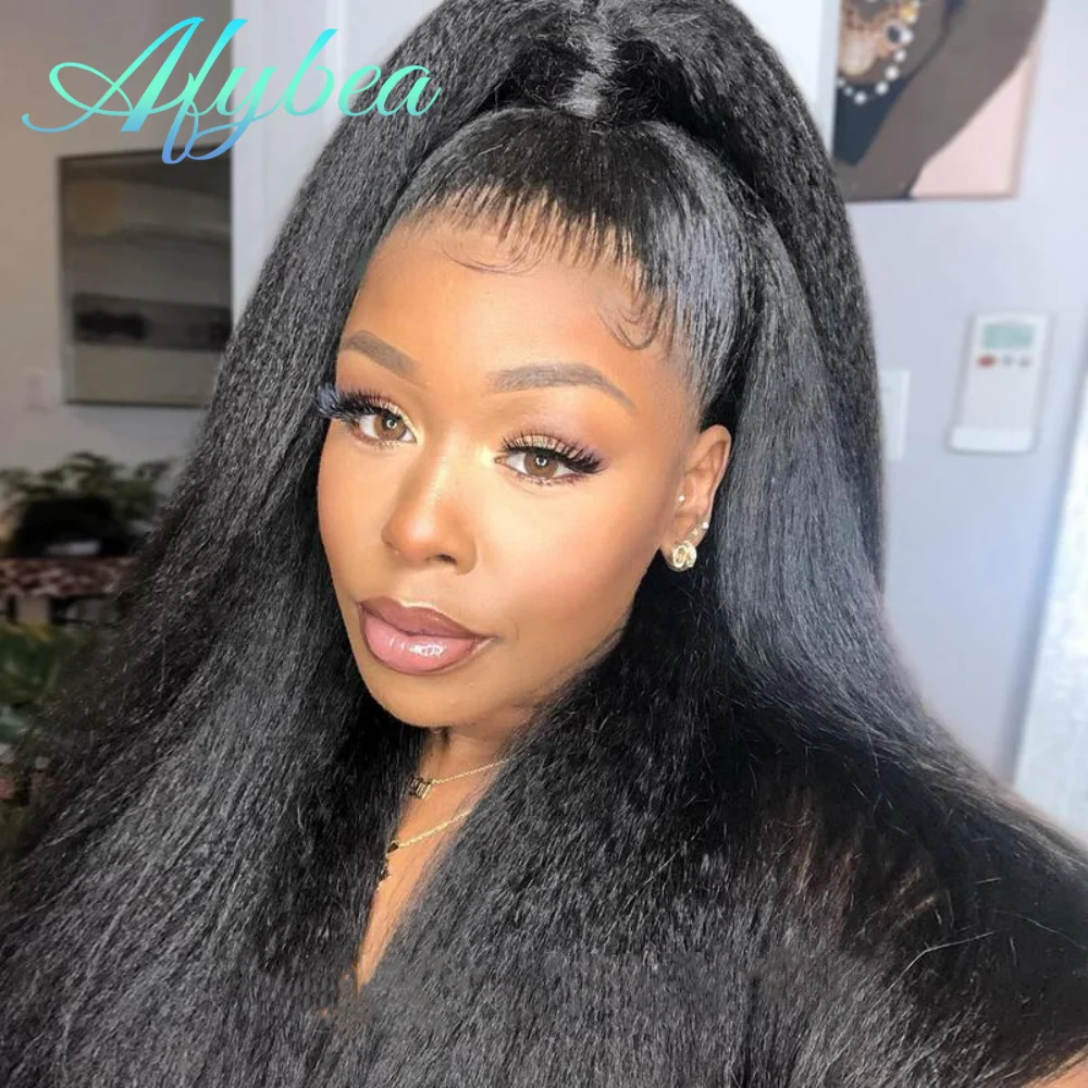 

30-дюймовый невидимый ремешок 360 Полный парик шнурка 200 Плотность Кудрявые прямые парики из человеческих волос Бразильский парик фронтальной части шнурка 360 Фронтальный парик