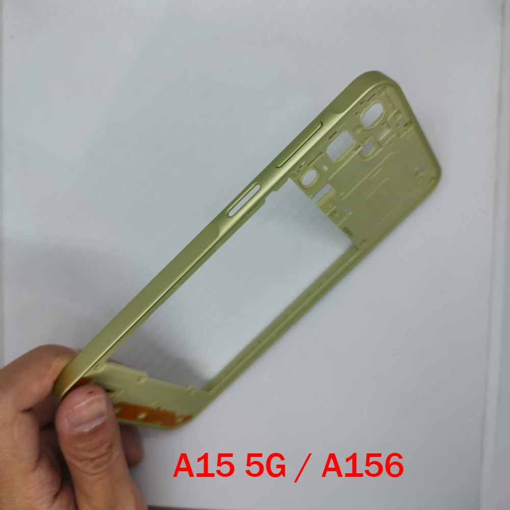 For Samsung A15 5G A156 Middle Frame Housing Bezel With Side Button Repair Parts