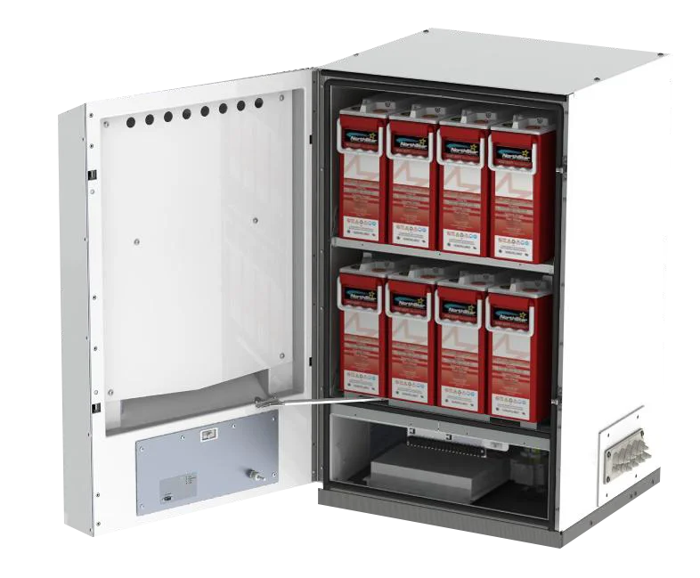 W-TEL Best Selling Battery Breaker Power Electrical Panel Mobile Solar PV System Weatherproof Storage Outdoor Telecom Cabinet