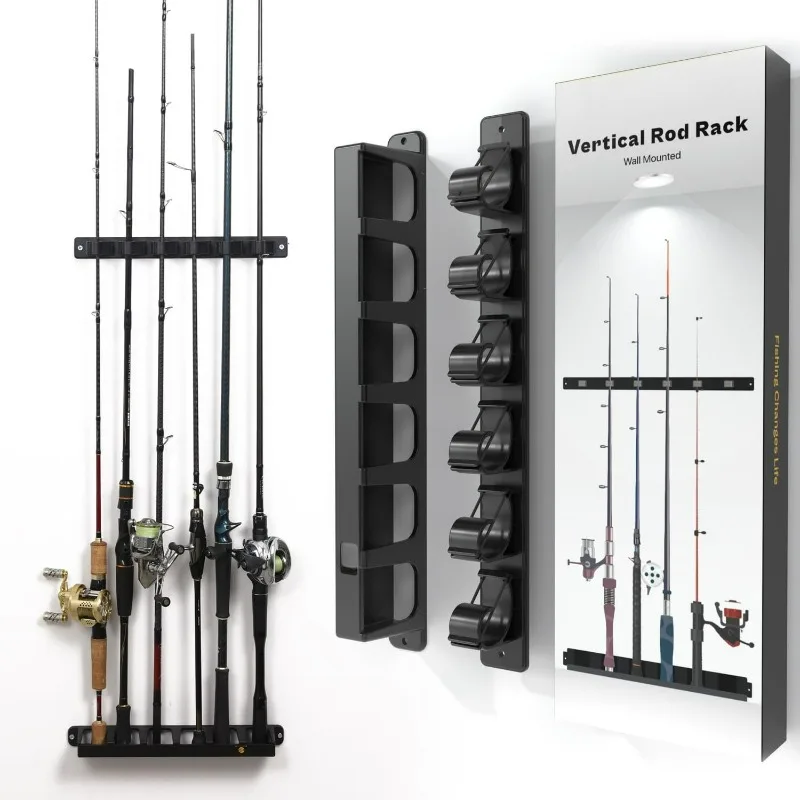 rack-de-vara-de-pesca-vertical-com-6-slots-​-–-clipes-de-espuma-eva-para-armazenamento-seguro-ajuste-universal-para-pesca-com-isca-e-vara-desordem-baguncada