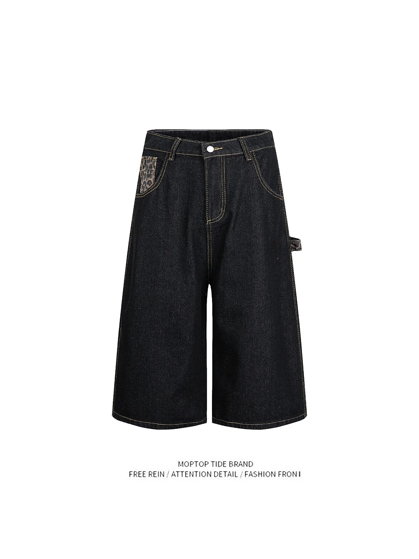 

High Waist Wide Leg Jeans Retro Spring Autumn Sle Couple's Jeans Cotton Blend Comfortable Straight Fit Trousers