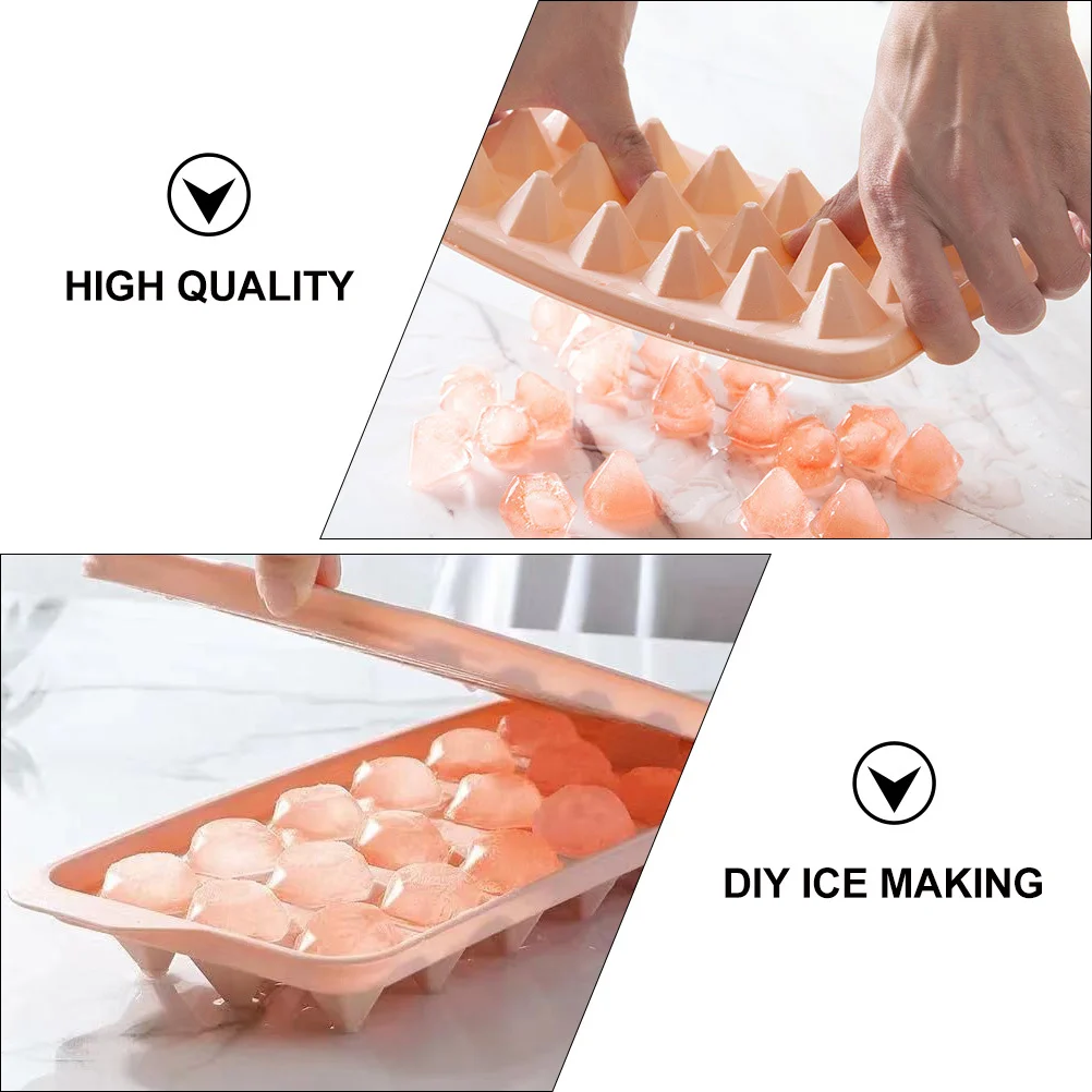 

4Pcs Ice Cube Molds High Quality Safe Material Easy Demold Household DIY Ice Maker Trays for Bar Drinks