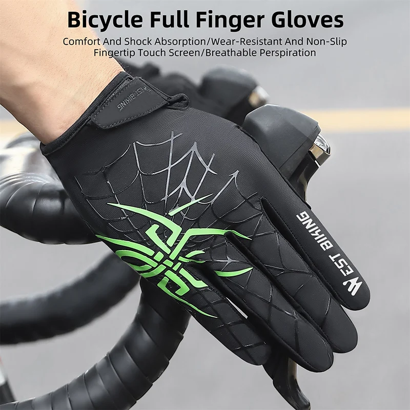 WEST BIKING Cycling Gloves Full Finger Touch Screen Men Women MTB Gloves Spider Pattern Anti-Slip Spring Autumn Bicycle Gloves - AliExpress 18 WEST BIKING Cycling Gloves Full Finger Touch Screen Men Women MTB Gloves Spider Pattern Anti-Slip Spring Autumn Bicycle Gloves - AliExpress 18