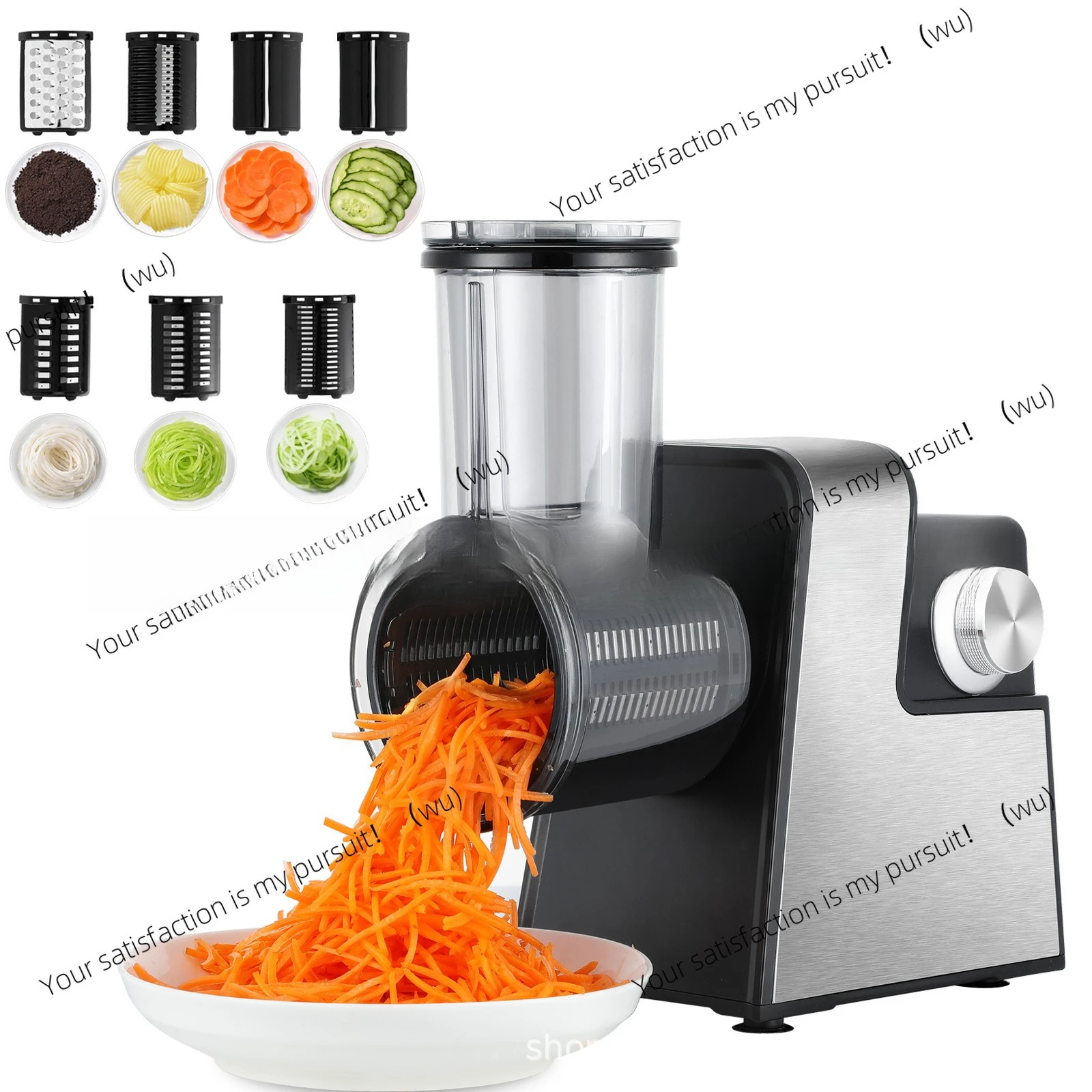 

Electric household vegetable cutter Multifunctional cheese grinder Salad machine Shredded vegetable cutter