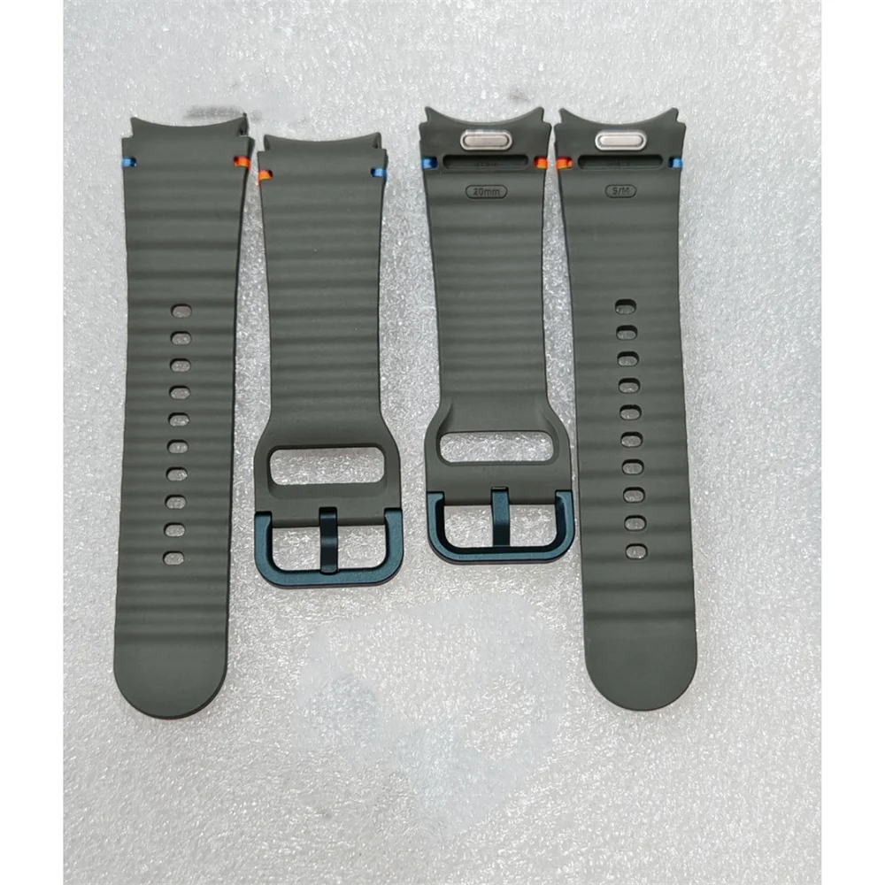 Per Samsung Galaxy Watch 7 cinturino in tinta unita sport e Fitness Smartwatch riparazione parti di ricambio cinturino taglia S/M o M/L