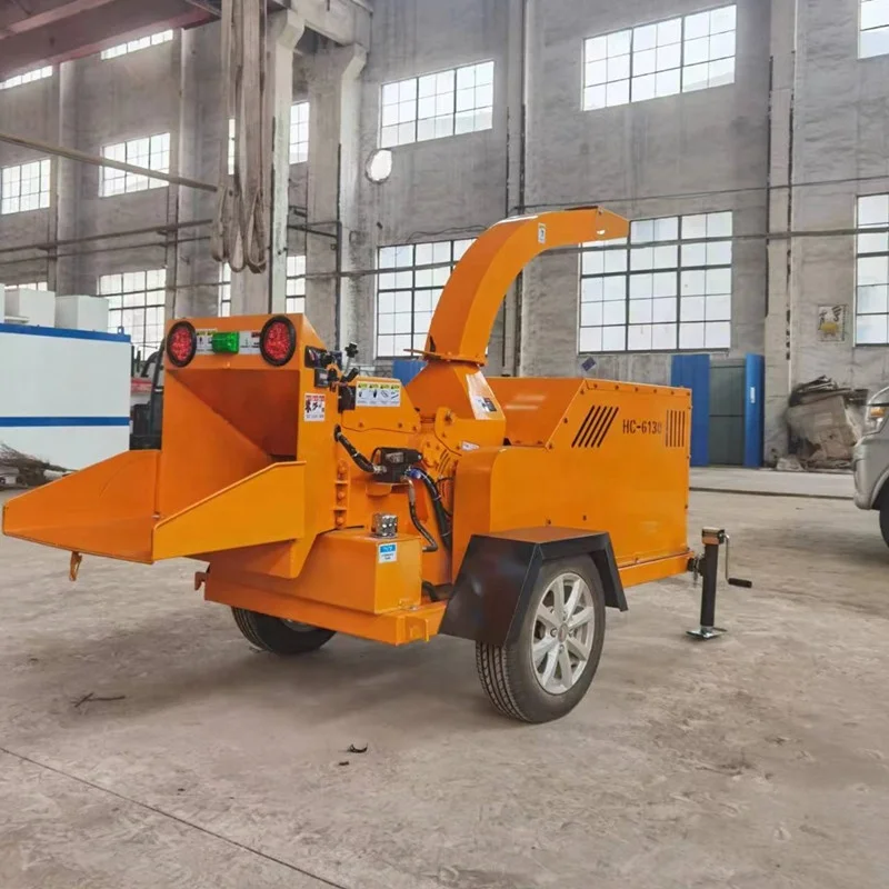 Good quality branch chipper wood crusher mobile forestry tree grinder machine