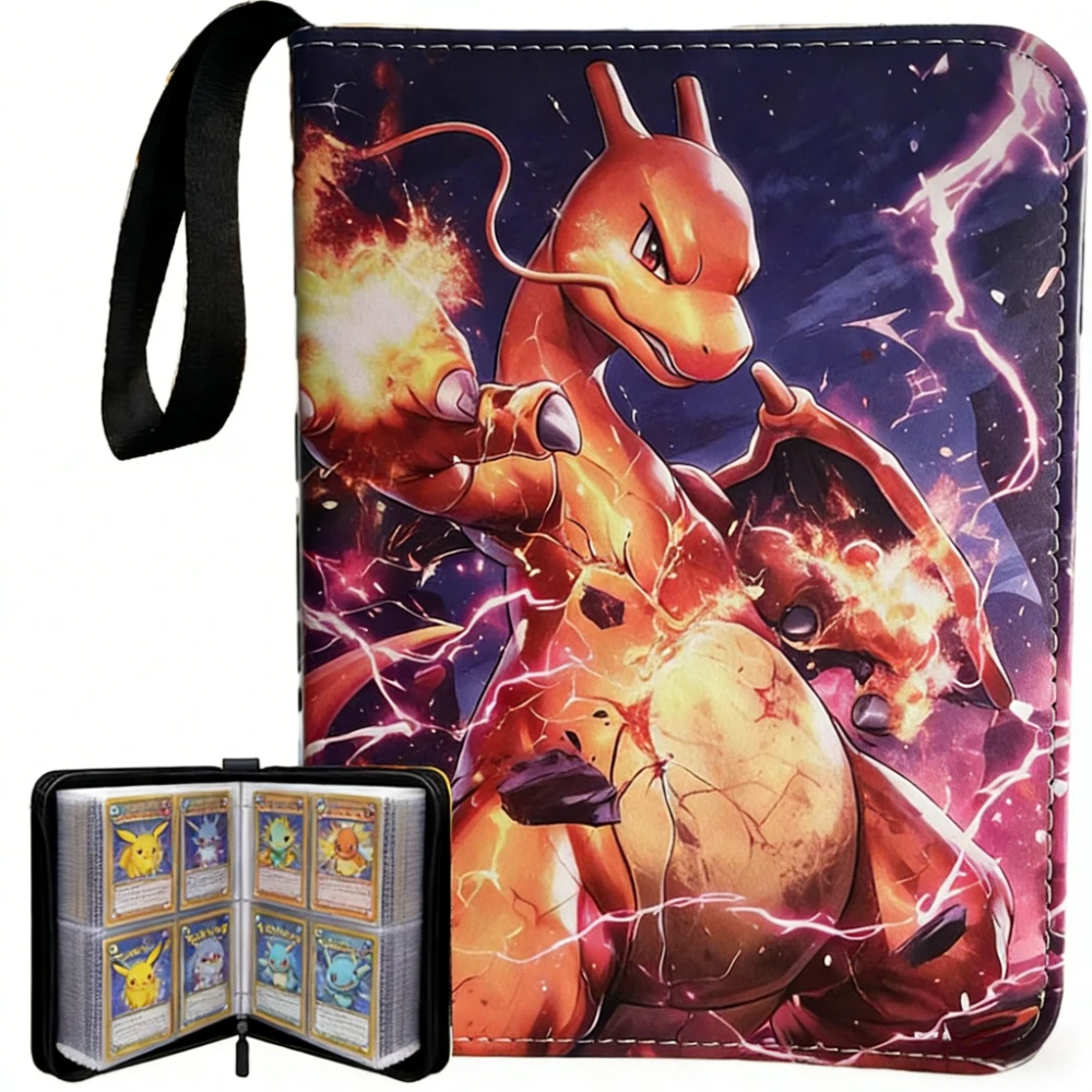Hot verkopende Pokémon kaartenalbum PU rits fotoalbum verzamelboek anime figuur album hobbymap verjaardag cadeau speelgoed op voorraad