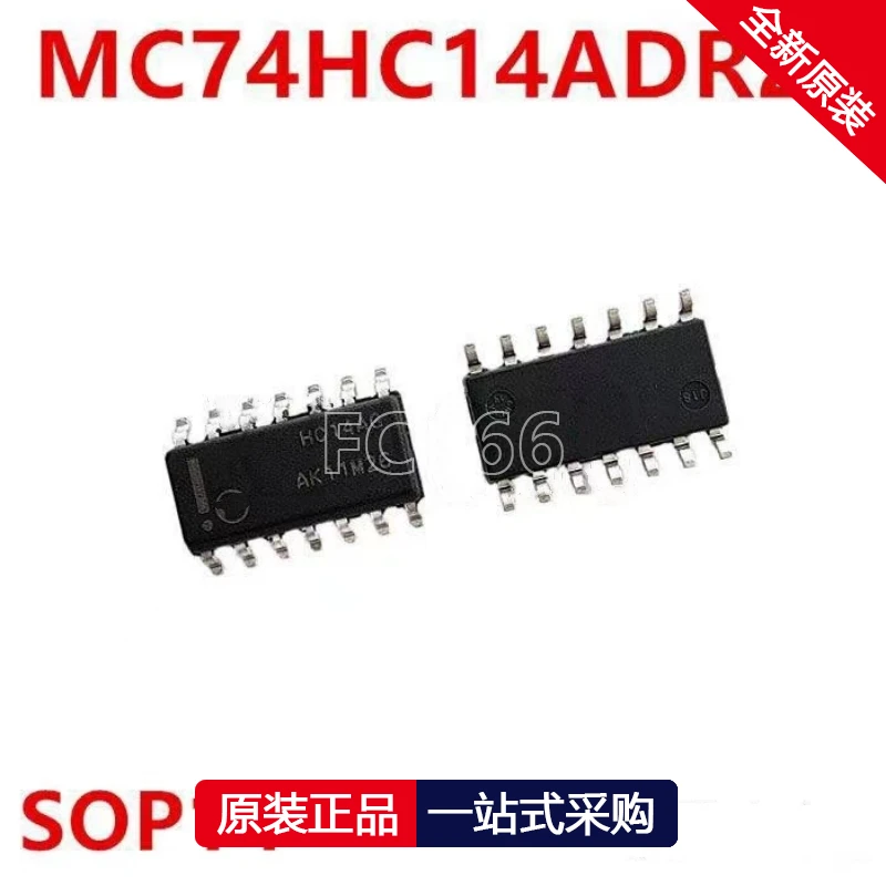 10PCS MC74HC14ADR2G HC14AG SOP14 Logic gate or converter IC chip