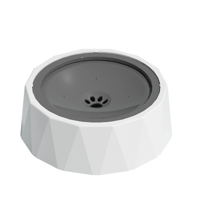 Water Bowl Carried Floating Bowl Anti-overflow Slowing Water Feeder Dispenser Pet Fountain Plastic Dogs Drop Shipping