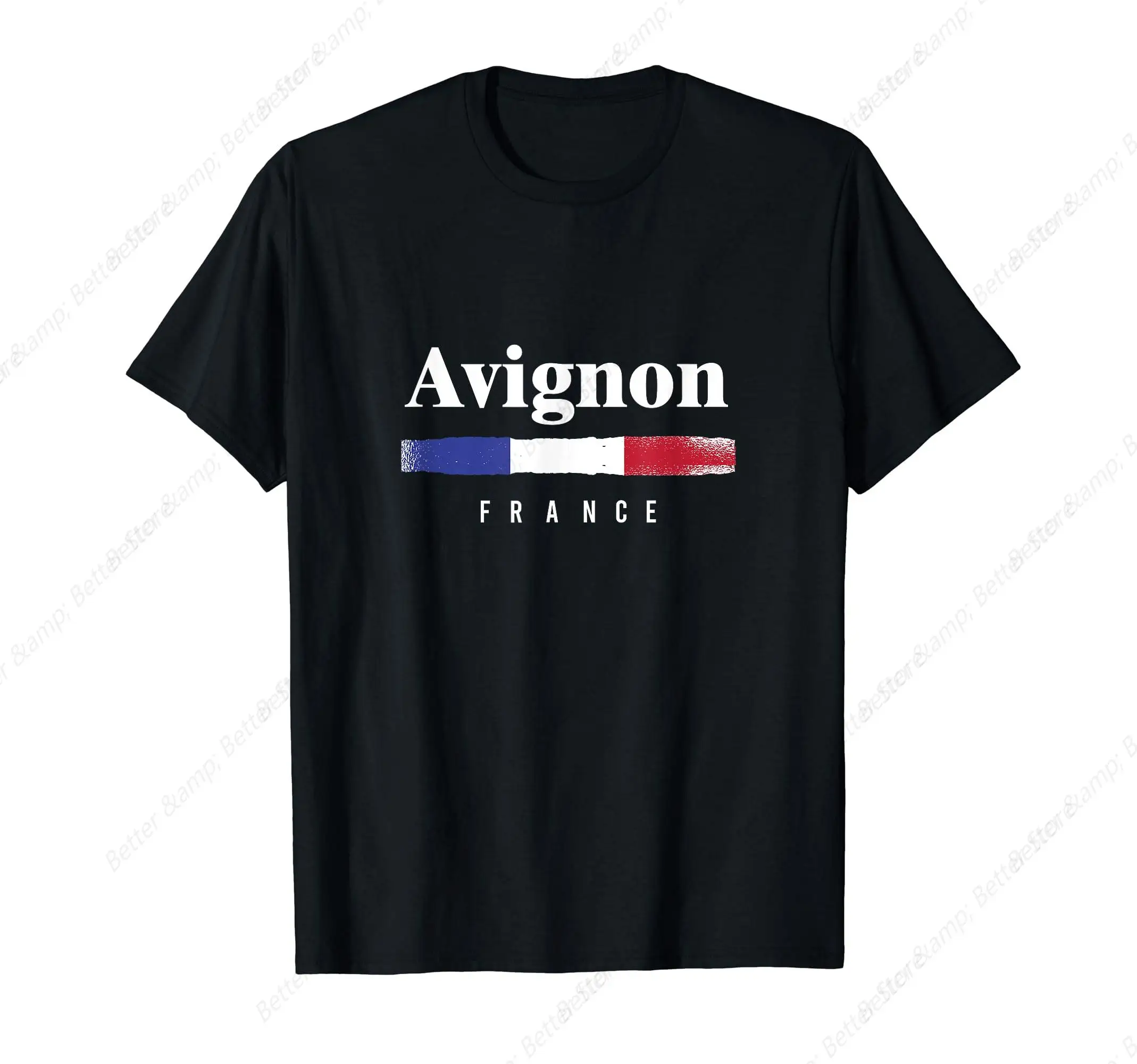 Avignon Coat of Arms Souvenir Gift Flag T-Shirt French Crown Designs French Crown Design  T-Shirt