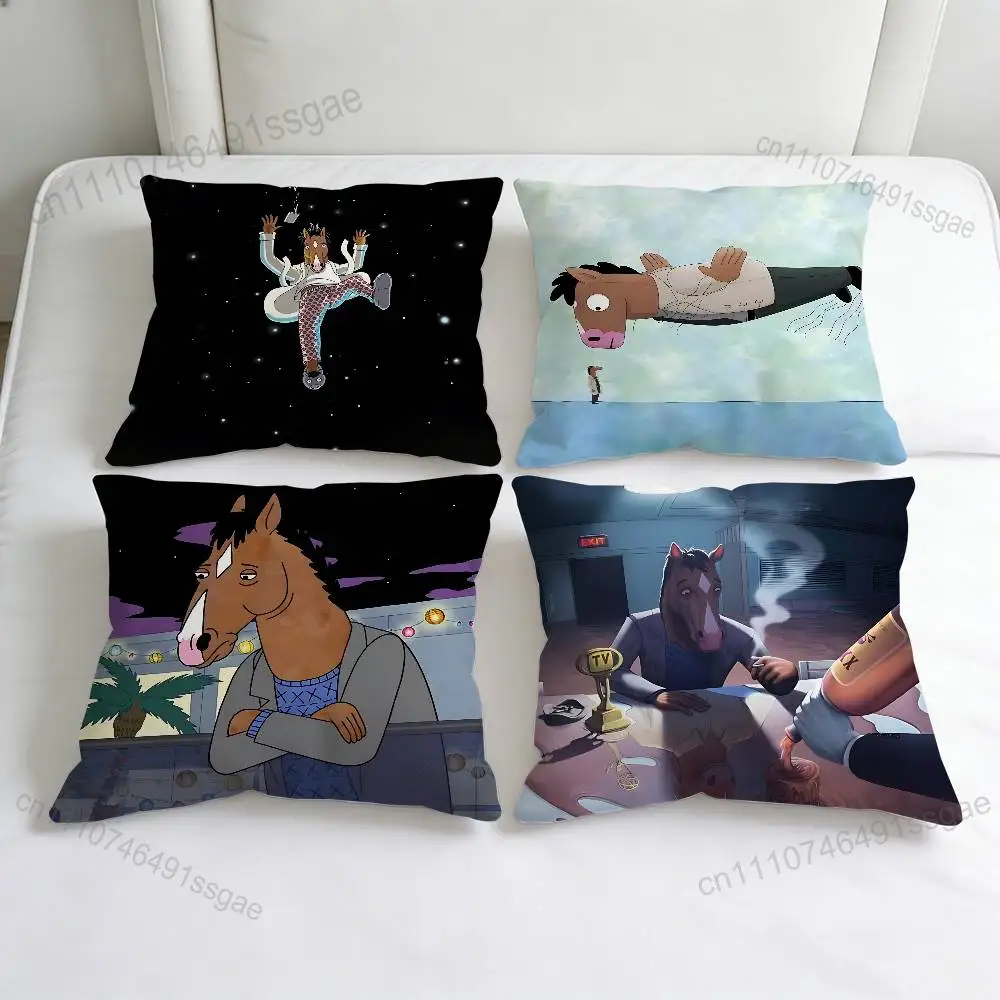 

Cool B-Bojack Horseman Decorative Square Pillow Cover Soft & Comfortable Pillow Case Sofa Bed Home Decoration