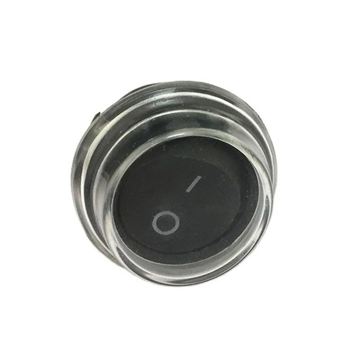 10pcs 20mm KCD1 Round Switch Push Button Switch Reset Switch  Micro Switch Two Settings (Original)