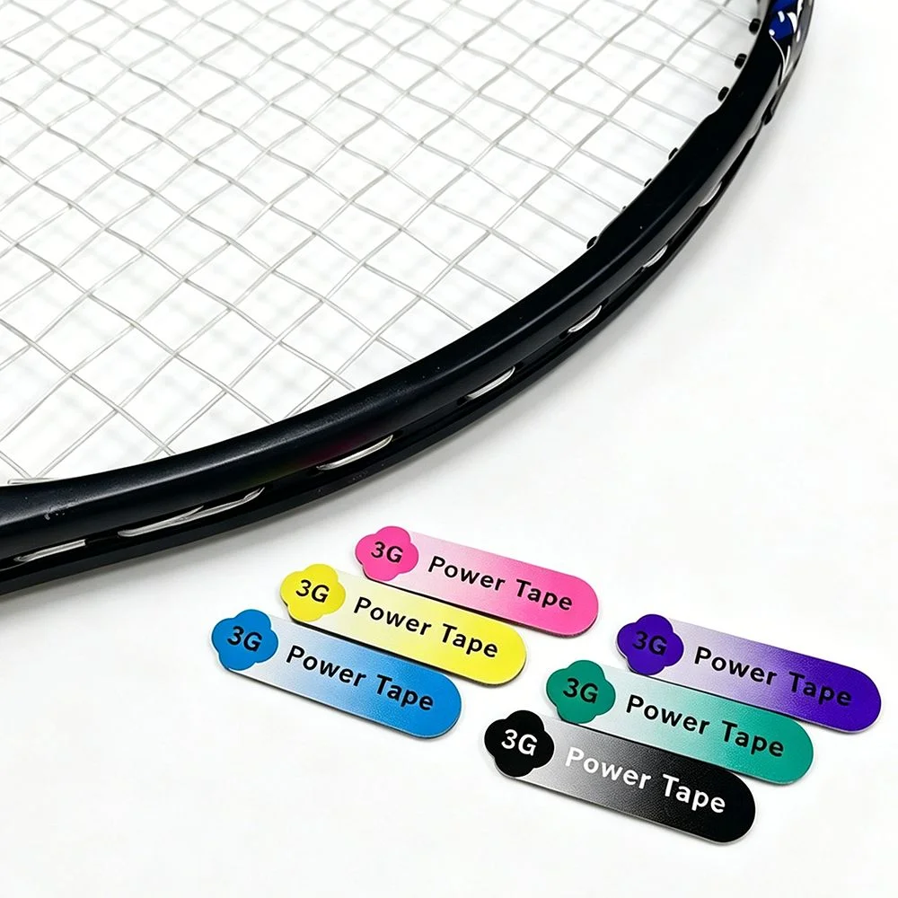 Gradient Color Pickleball Racket Weight Tape Multicolor 3G Weight Tennis Racket Weighted Sticker Adhesive Backed Strip Shape