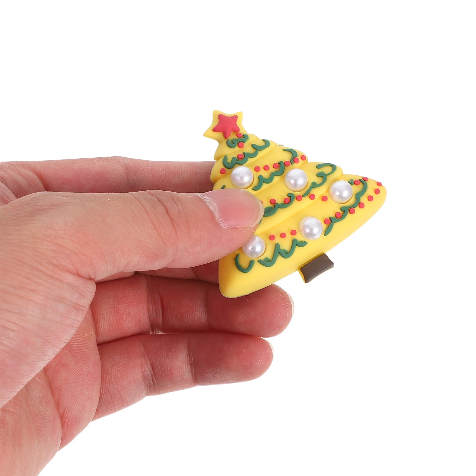 

6 Pcs Cartoon Refrigerator Magnets Christmas Decor Colorful Decorative Tree Adornment