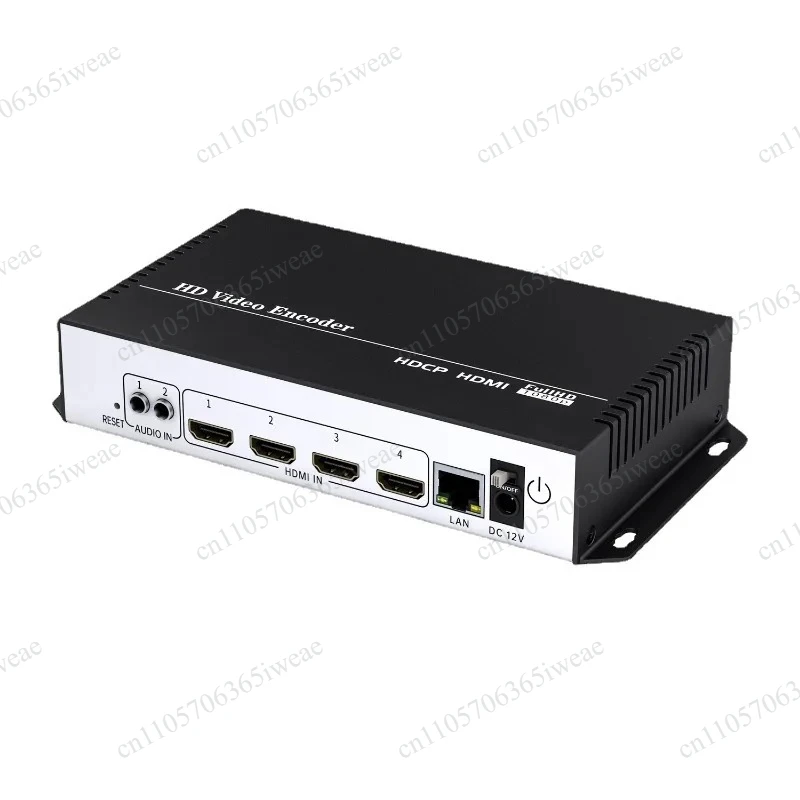 Live streaming machine, low bit rate, low latency live streaming 4K four channel high-resolution video encoder multi-channel