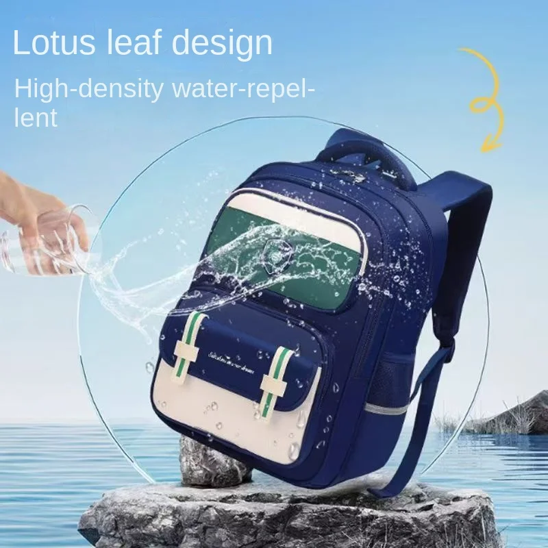 Tas Sekolah Ortopedi Sun Eight Kelas 3-6 Siswa SD Ransel Bahu Kapasitas Besar Ringan Tahan Air Mochilas Escolares