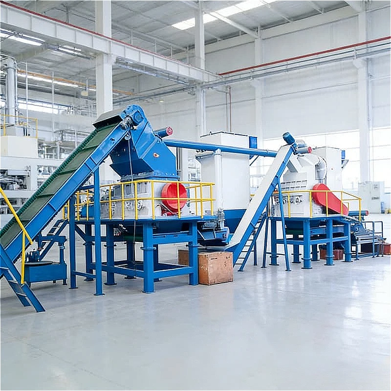 Scrap Tire Shredder Industrial Shredder Steel Wire Removal Passenger Tires OTR Tires Downstream Granulation Rubber Powder Custom