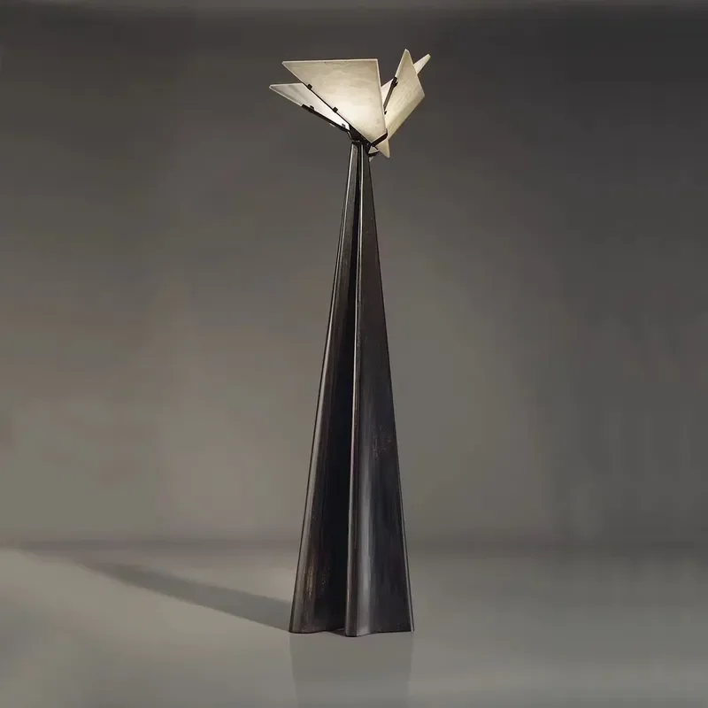 High End Elegant Simple Moire Marble Floor Lamp for Living Room Hotel Lobby Sales Office Model Room Luxury Home Decor