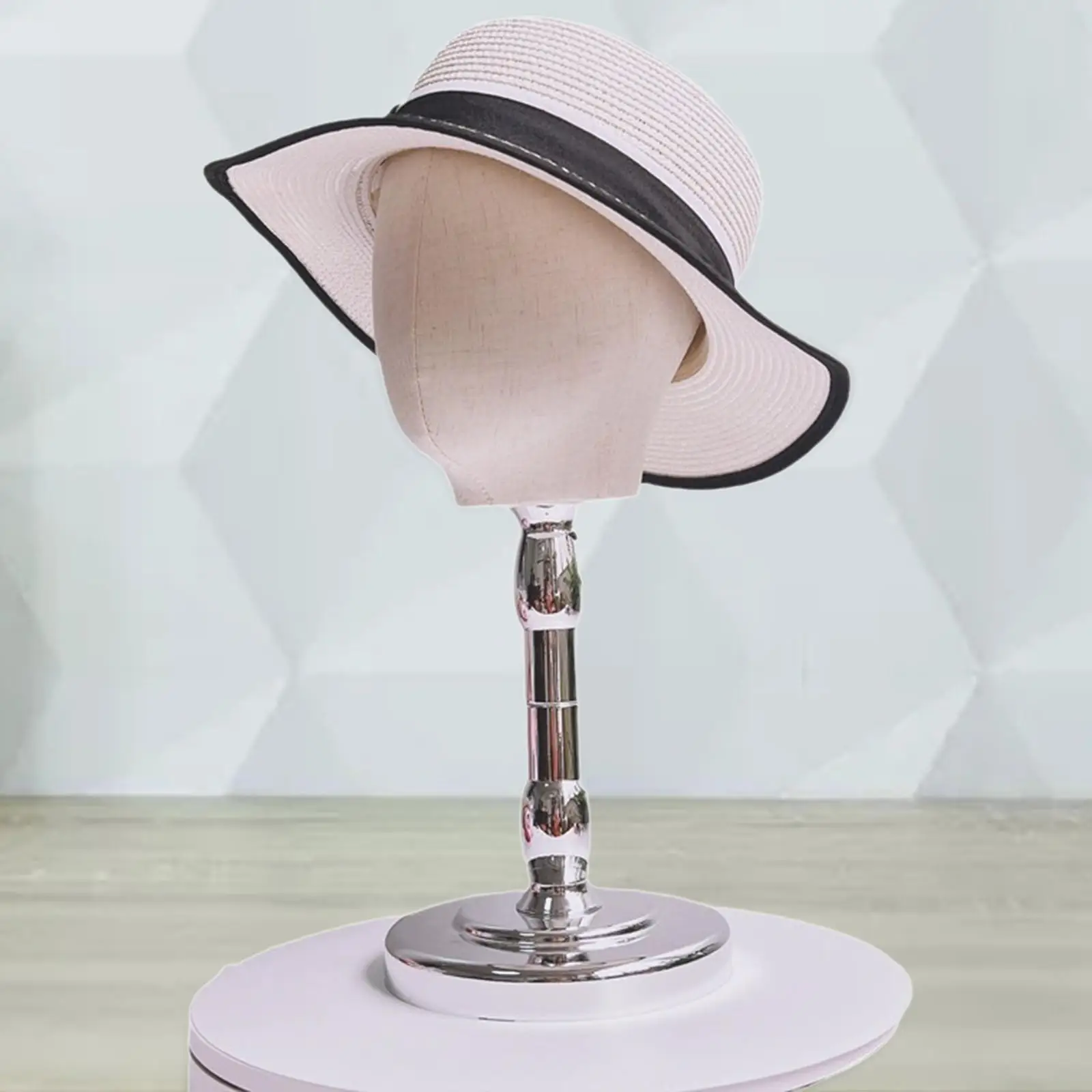 Soporte de exhibición de cabeza de maniquí para sombreros, soporte de peluca para sombreros, sombreros de secado de estilo, joyería