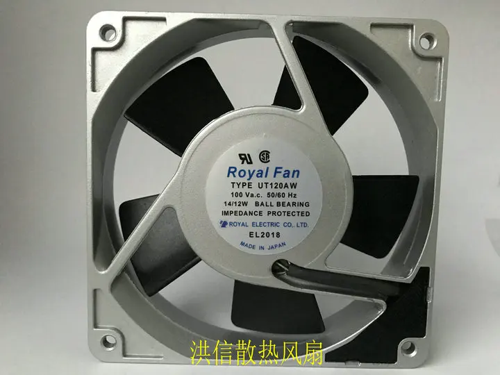 

ROYAL FAN UT120AW AC 100V 14/12W 120x120x25mm 120MM Cooling Fan