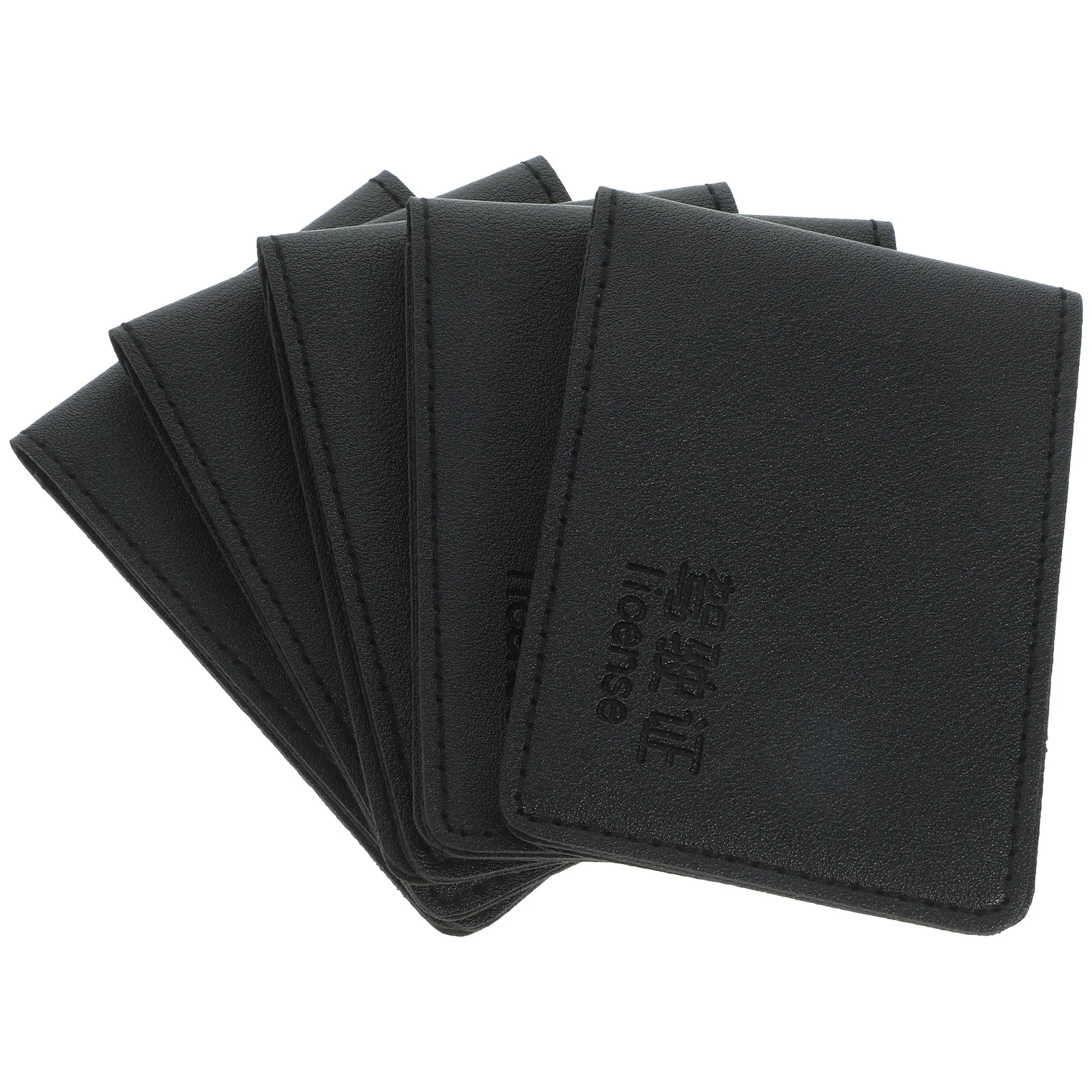 

5pcs Drivers License Holder For Men Large Capacity Id Wallet Organizer Credit Card Pouch Car Registration Insurance Document
