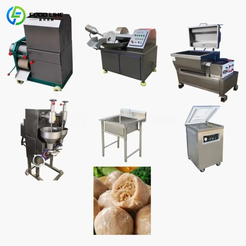 Customized Full Automatic Meatball Production Line Commercial Meatball Forming Machine Industrial Food Line