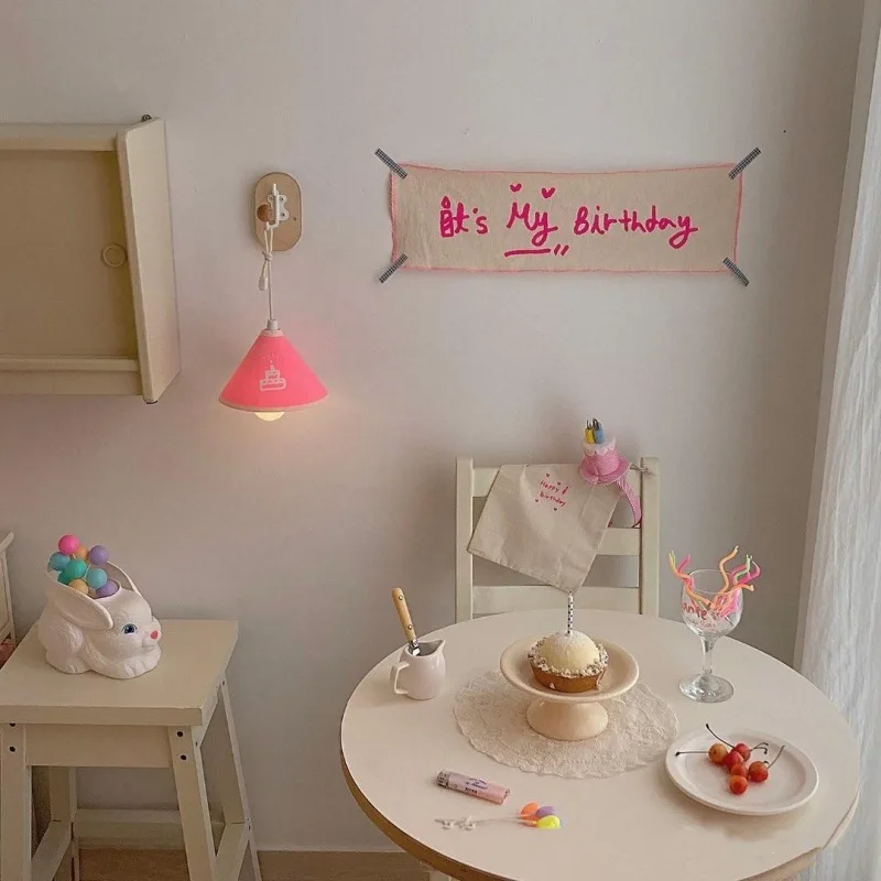 1 st 55x22 cm kinderkamer verjaardagsfeestje achtergrond decoratie baby gelukkige verjaardag vlag en rekwisieten voor kinderen om foto's te nemen