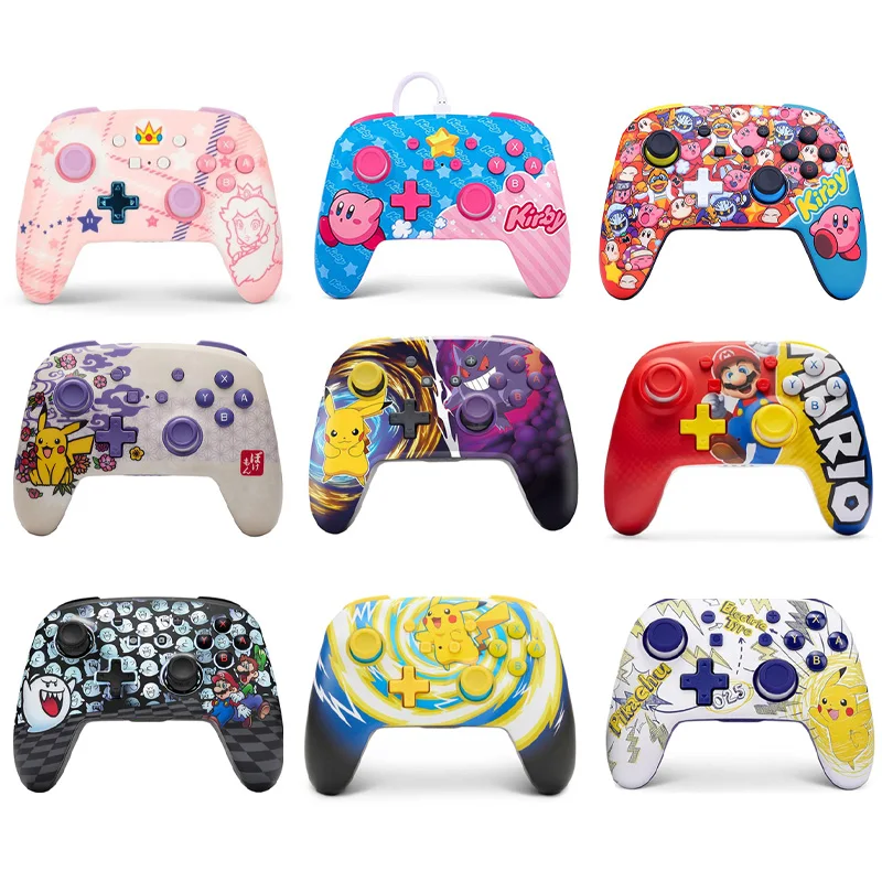 nintendo-enhanced-wireless-controller-for-ns-powera-pikachu-vs-gengar-pikachu-vortex-in-stock-original