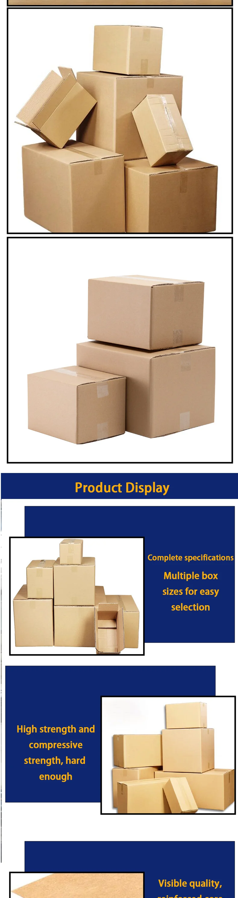 Anpassbare Größe und Logo für Geschenkverpackungen für Frachtexpress. Für ein Angebot kontaktieren Sie bitte den Kundenservice. – Detail 3