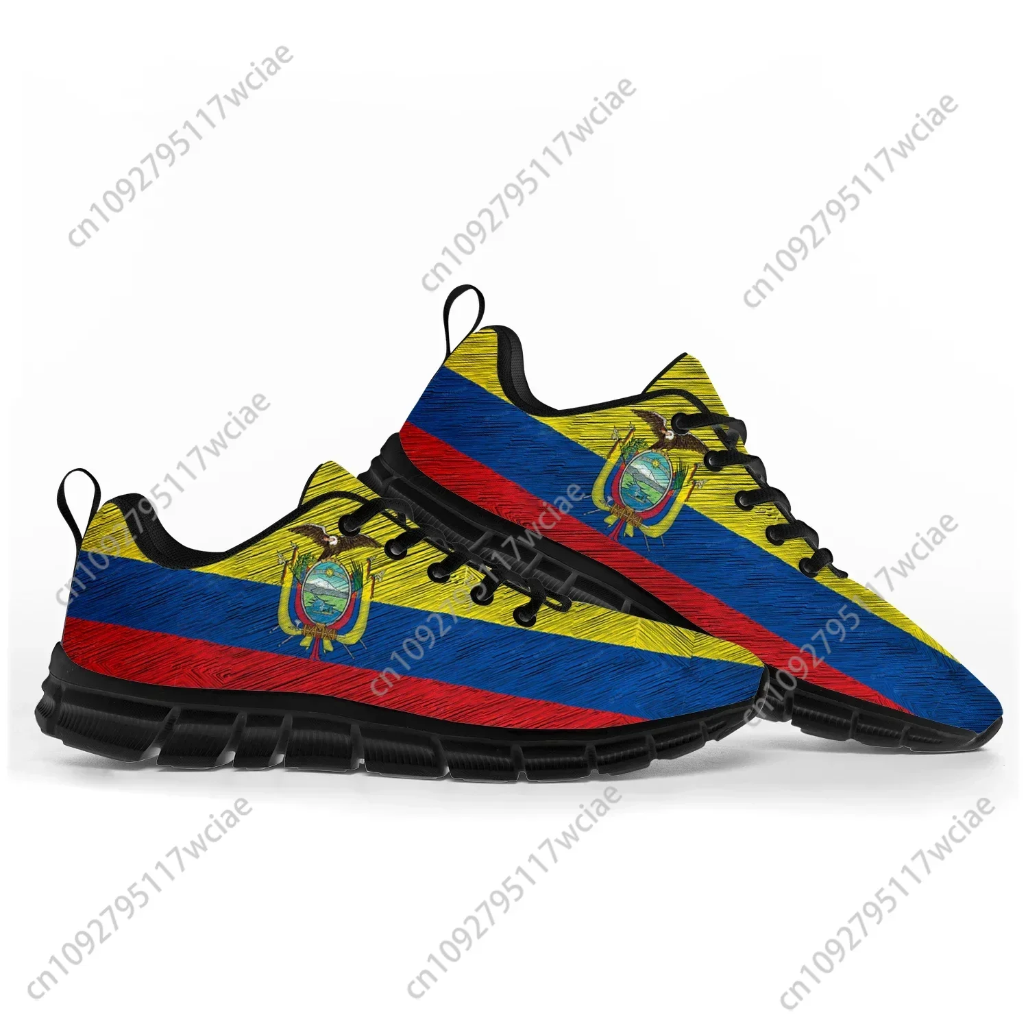 

Ecuador Flag Sports Shoes Mens Womens Teenager Sneakers Ecuador Casual Custom High Quality Couple Shoes