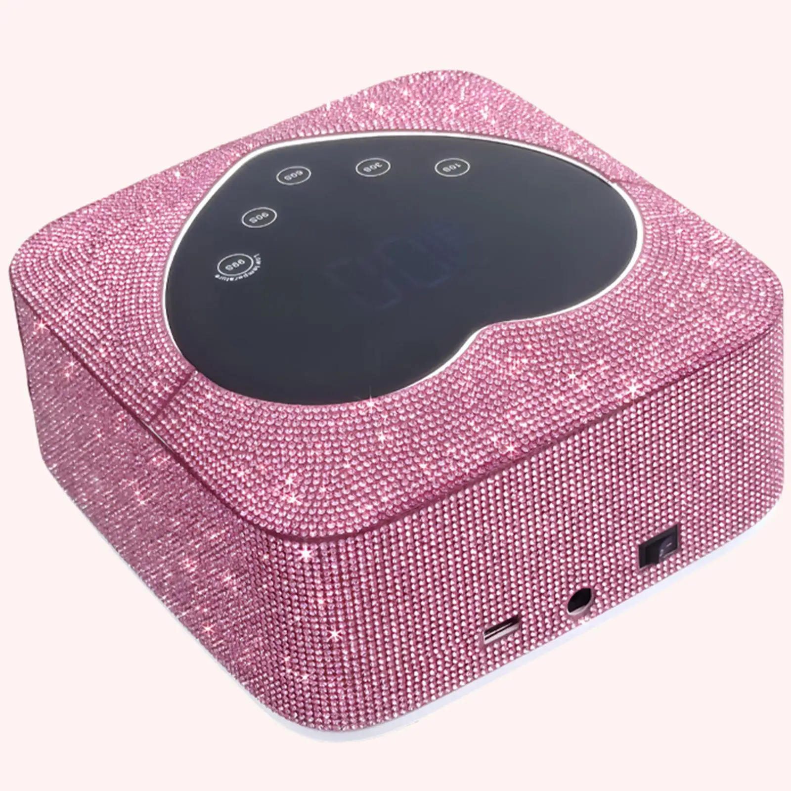 Professional Nail Lamp 72W LED Nail Dryer Machine with Arm Rest ABS Durable Large Space for Salon
