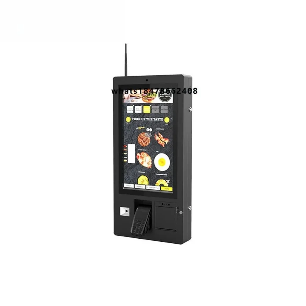 All in One Industrial Touch Panel Pc 10.1 15.6 21.5 23.8 27 32 Inches FHD Ordering Kiosk Self Service Payment Kiosk