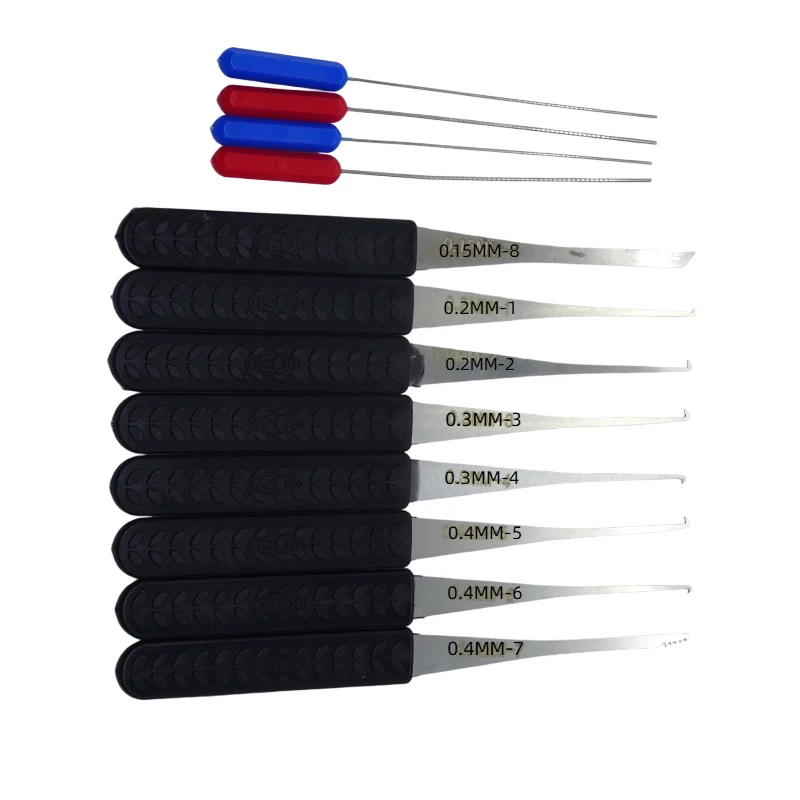 GOSO 12pcs Extractor Tools Set for Broken Key Removal for Car/House Doors/Office Cabinets