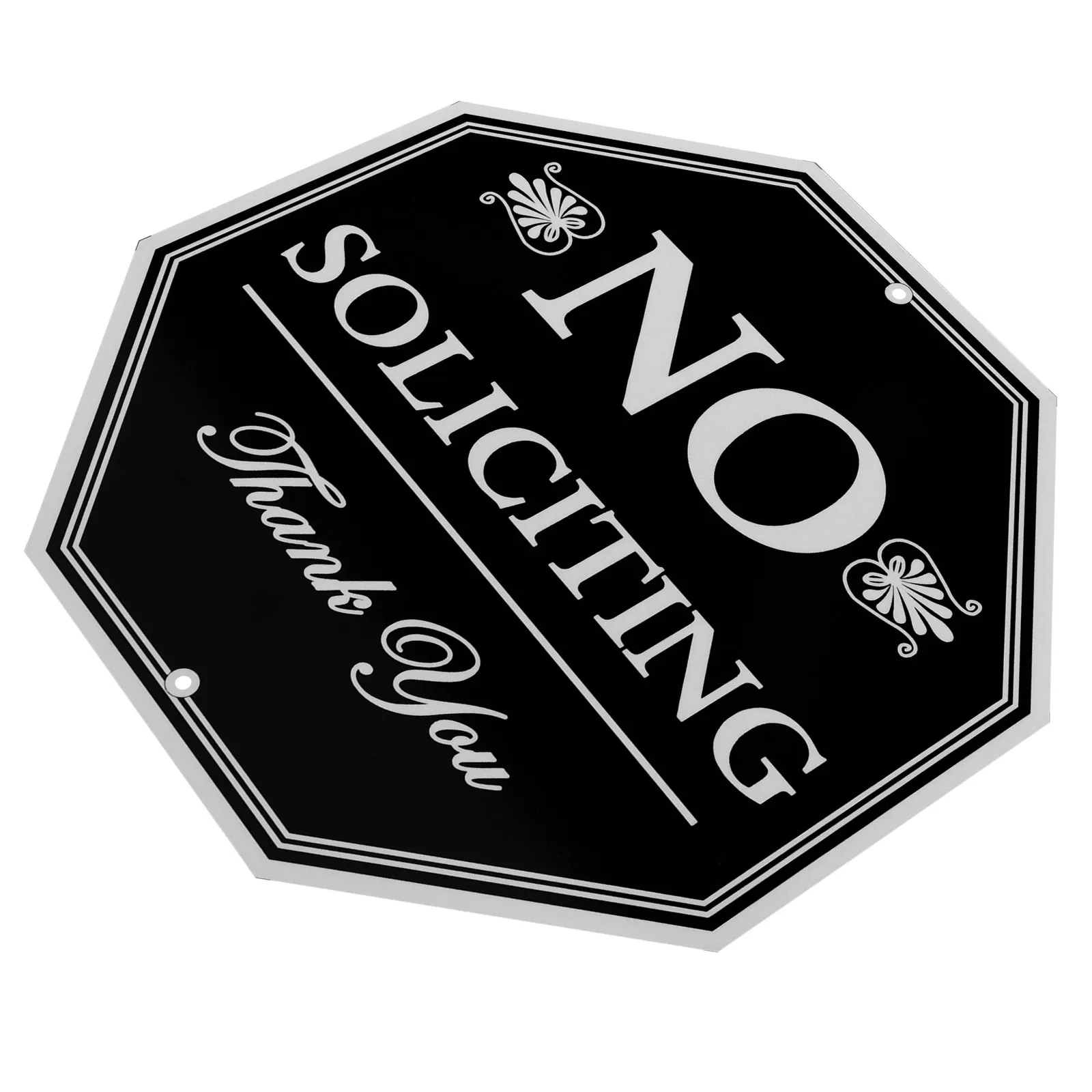 Outdoor Name Solicitation Welcome Metal No Soliciting Sign Custom for Signs