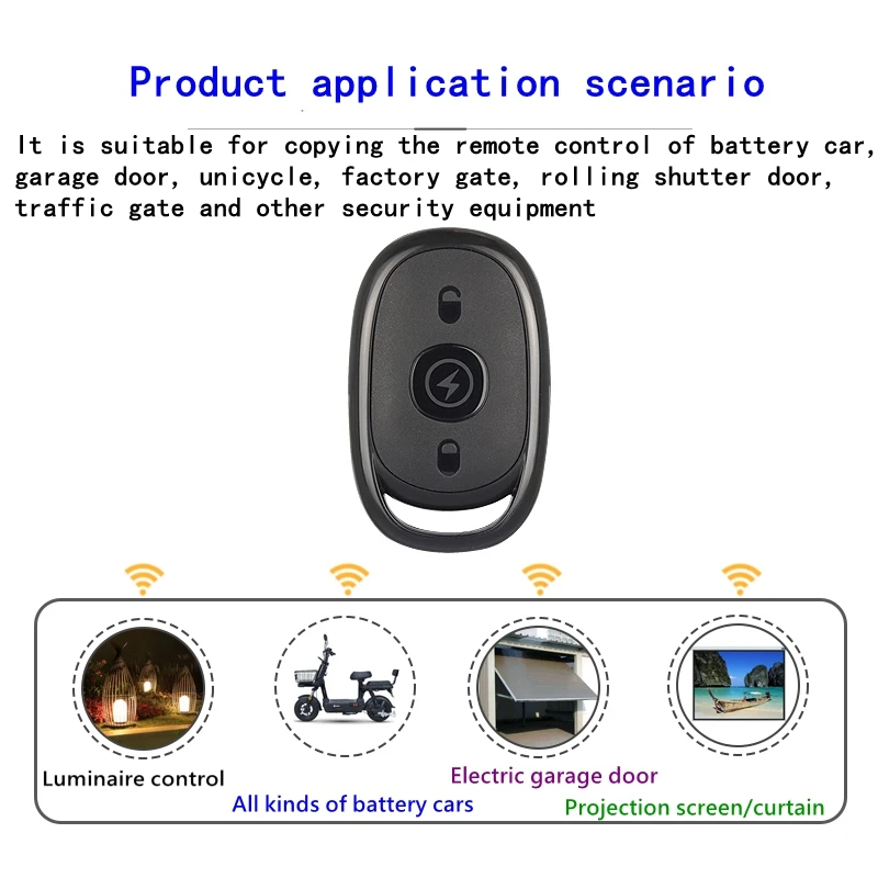 

Clone Electric Vehicle Remote Control Electric Door Shutter Door Copy Wireless Remote Control 433MHz 315MHz RF Transmitter